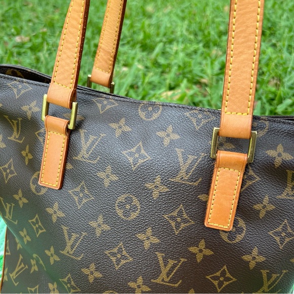 Louis Vuitton Monogram Cabas Piano Shoulder Tote Bag Authentic - Picture 6 of 16